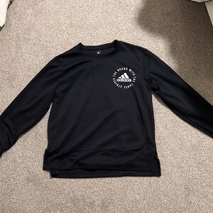Adidas Men's Black Crewneck Sweater